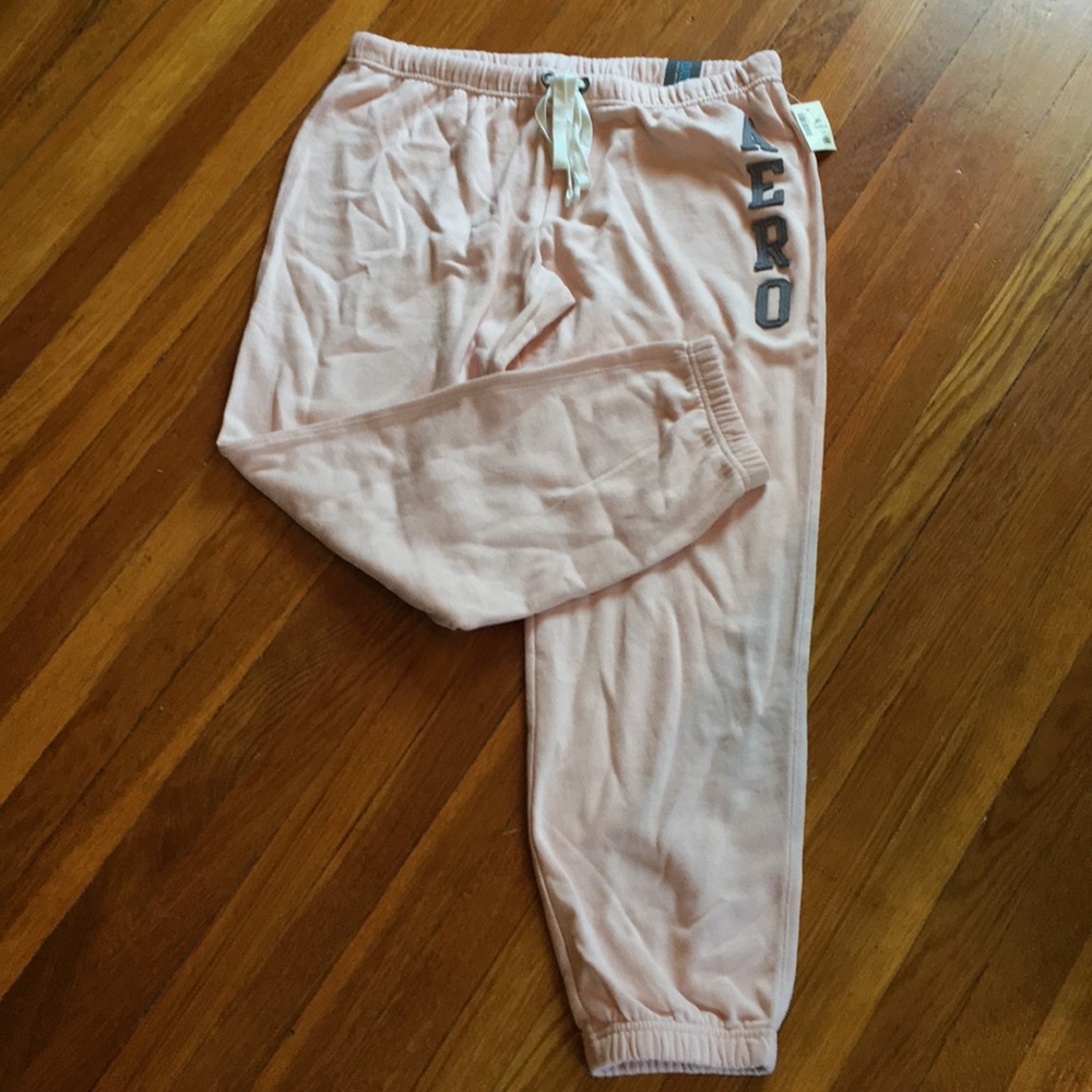 New with tags Aeropostale pink sweatpants xl